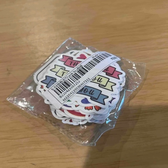 💐 50 Rare Assorted “Thank You” Stickers 💐 - Picture 6 of 9